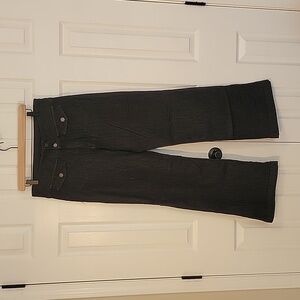 Midiross front pocket loose fitting dark jeans